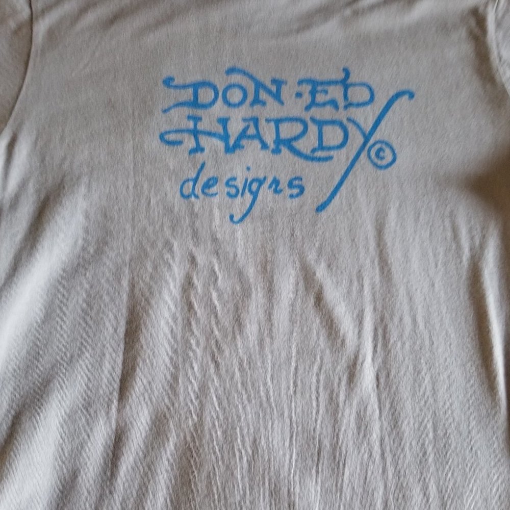 Ed Hardy Christian Audigier. Rare Vintage collectible t-shirt .  With cr… - Picture 3 of 10